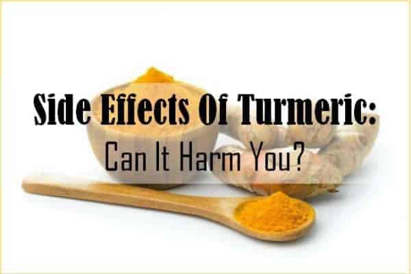 Turmeric curcumin side effects